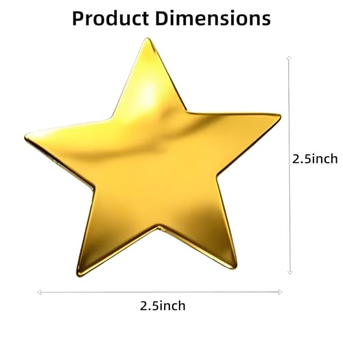 Gold Star Party Backdrop Strips - 18 Extra Large 94-Inch Decor