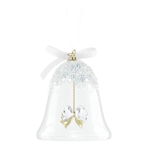 Swarovski 2026 Annual Edition Bell Ornament - Crystal Decor with Gold Bow