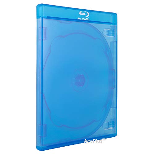 AcePlus Blu-ray Triple 3-Disc Replacement Case, 12mm Standard Thickness