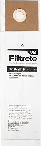 3M Filtrete Dirt Devil C Micro Allergen Vacuum Bags - 3 Pack