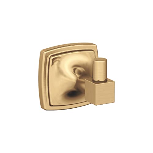 Amerock Stature Single Robe Hook in Champagne Bronze Wall-Mounted