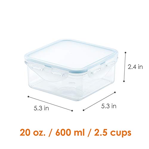 LocknLock Purely Better 20-Ounce Square Food Storage Container