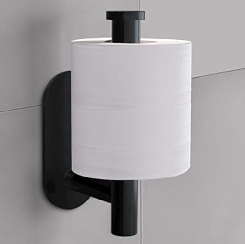 Stainless Steel Adhesive Toilet Paper Holder for Small Spaces