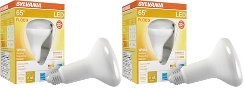 Sylvania 9W Dimmable LED Flood Light Bulb - 3000K, 800 Lumens, 2 Pack