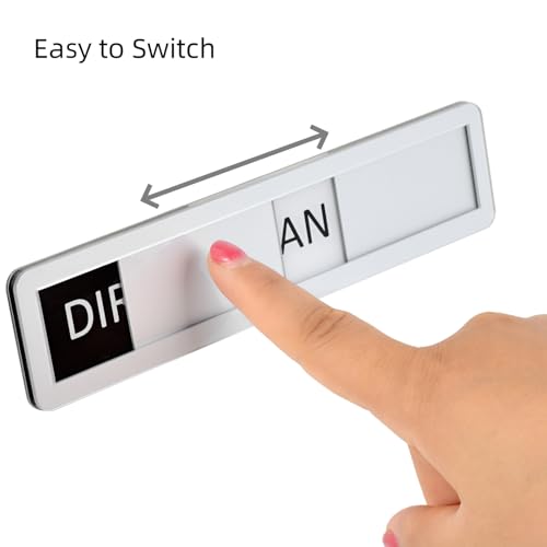 Kichwit Dishwasher Magnet Sign - Clean Dirty Running Indicator, Silver/Gray