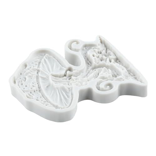 Lingzhi Mushroom Silicone Fondant Mold for Cake Decorating and Candy