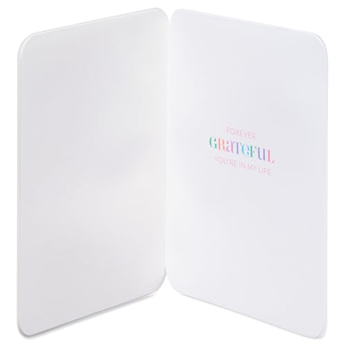 Papyrus Thinking of You Card - Forever Grateful with Foil & Gem