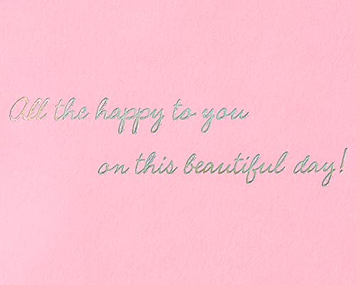 Papyrus Beautiful Day Birthday Card with Premium Embellishments