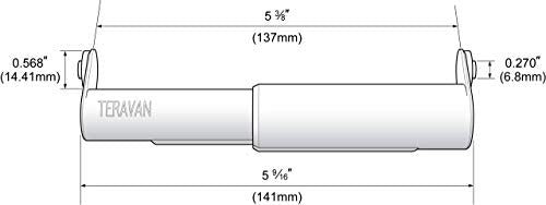 Teravan Toilet Paper Holder Extender for Double & Triple Rolls
