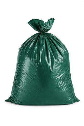 55 Gallon Heavy Duty Green Trash Bags, 2 Mil, 38" x 58" (2-Pack)