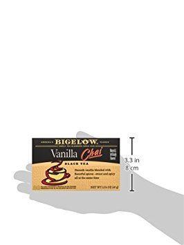 Bigelow Tea Chai Vanilla 20 Bags 1.64 oz Pack of 3 - Herbal & Fruit Tea