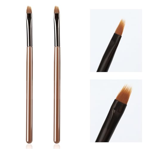 Xyembu 2PCS Ombre Nail Brush Set for Gradient Art and Fine Details