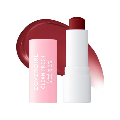 CoverGirl Clean Fresh Tinted Lip Balm - Hydrating Vegan Formula Bliss You Berry