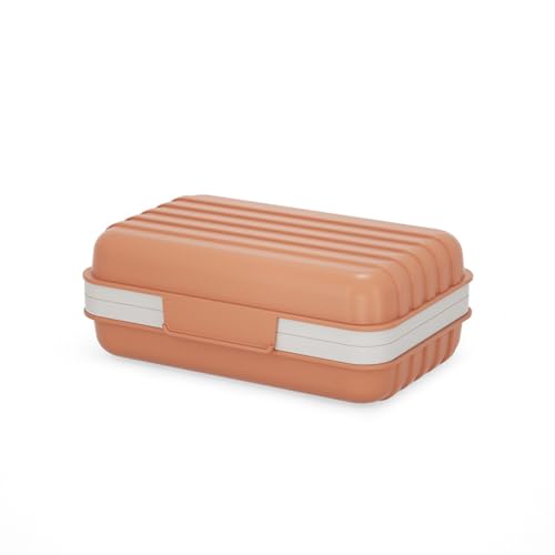 Travel Soap Box Set - 2 Leakproof Containers with Drainage Tray