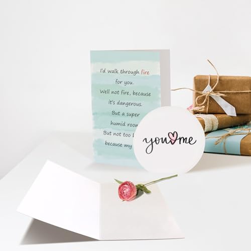 Funny Friendship Card - I'd Walk Through Fire for You