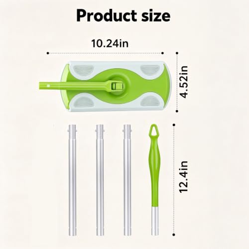 DAIDAIWANG 4.26ft Extra Long Detachable Mop Handle for High Reach Cleaning
