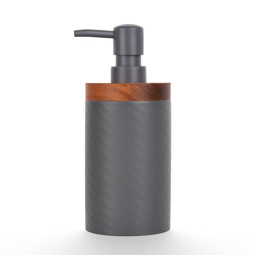 Gray Refillable Hand Soap Dispenser - 380ml Durable & Eco-Friendly