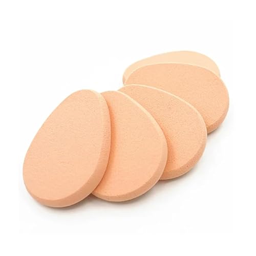Fansoftiks 5Pcs Beige Makeup Sponge Blender Set for Flawless Foundation