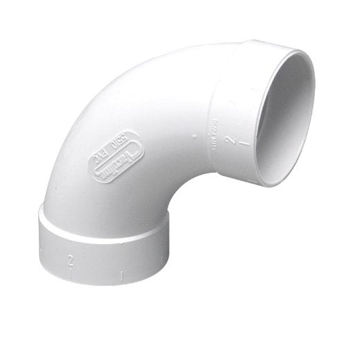 90 Degree Sweep Elbow Replacement Part for Central Vacuum Systems