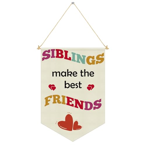 Kids Room Canvas Banner Wall Hanging Decor - 17.7x11.8in