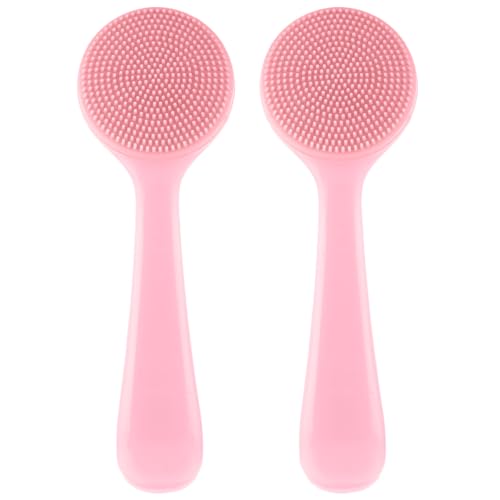 Silicone Face Scrubber Exfoliating Brush 2 Pack for Deep Cleansing