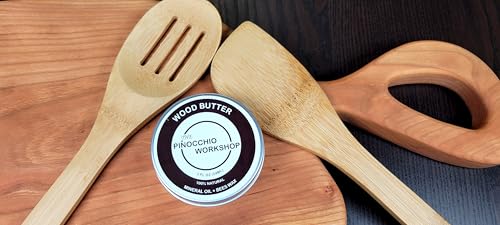 Natural Wood Cutting Board Butter - 2 fl oz Food-Safe Oil & Beeswax