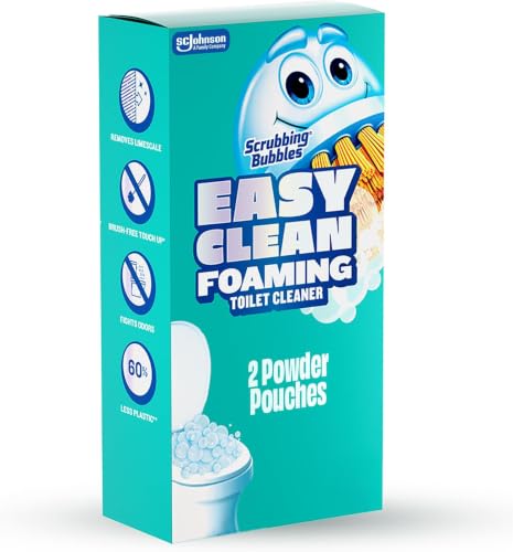 Scrubbing Bubbles Foaming Toilet Bowl Cleaner - 12 Pack Easy Clean Pouches