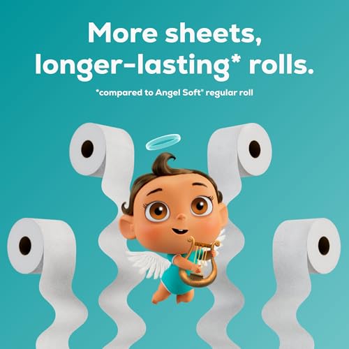 Angel Soft Ultra Toilet Paper - 6 Mega Rolls, 320 Sheets Each, 2 Ply