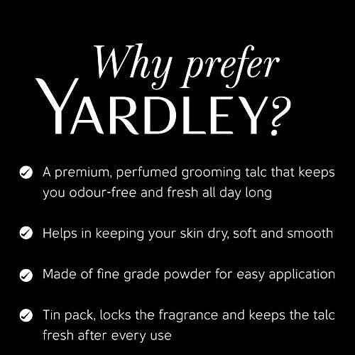 Yardley London Gentleman Deodorising Body Talcum Powder 100g