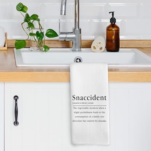 Funny Snaccident Kitchen Towels - Microfiber Hand Towels 16x24in