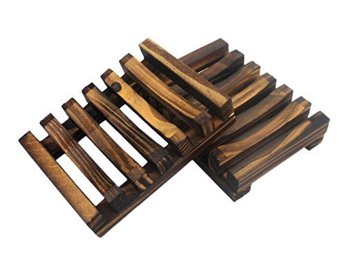 Handmade Natural Wood Soap Dish - Pine Wood Soap Holder
