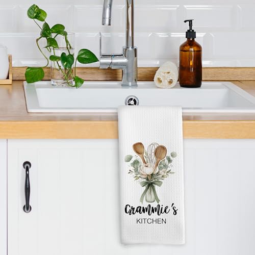 Floral Kitchen Dish Towels - 16x24 Microfiber, Perfect Gifts for Grandma