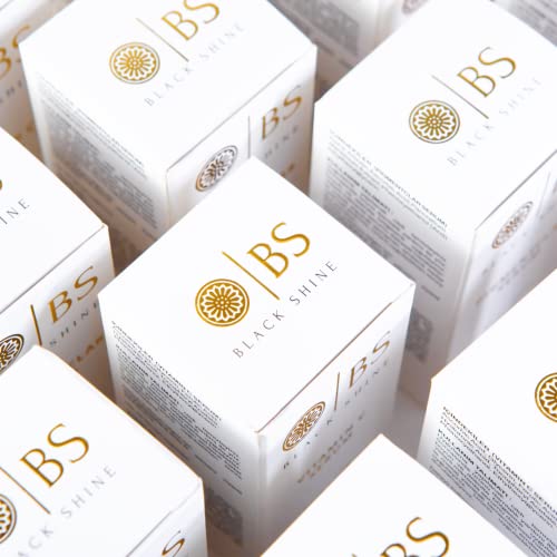 Black Shine Vitamin C Serum with Hyaluronic Acid Brightening Face Serum