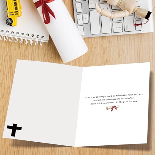 Christian Graduation Card 098 - Inspirational Gift for Students