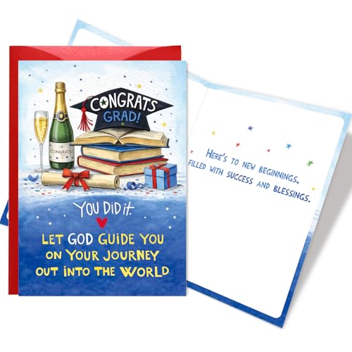 Class of 2026 Graduation Card - Christian Inspirational Design