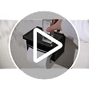 Matte Black Toilet Paper Holder with Shelf and Cutting Function