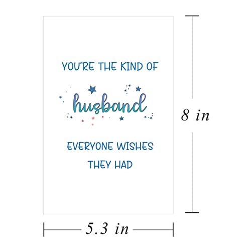 Husband Anniversary Card - Heartfelt Valentine's Day Card for Hubby