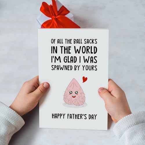 Funny Father's Day Card - Humorous Gifts for Dad from Kids