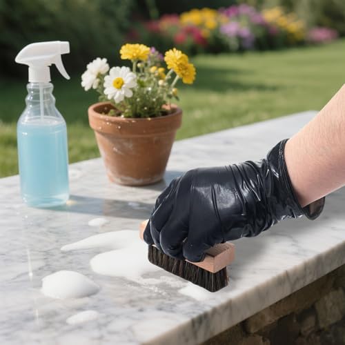 Complete Headstone Cleaning Kit with Brushes & Gloves