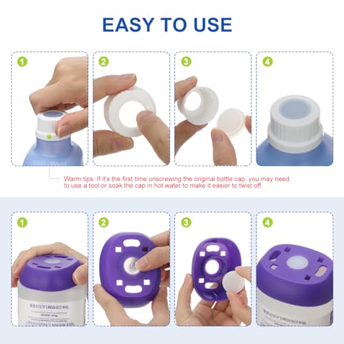 LANMU Silicone Gasket for Swiffer WetJet Refill Bottle - 10 Pack