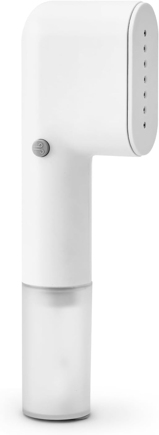 Olayks Handheld Steamer - Portable 2-in-1 Garment & Fabric Wrinkle Remover | 15S Heat Up, 1.1lbs, White