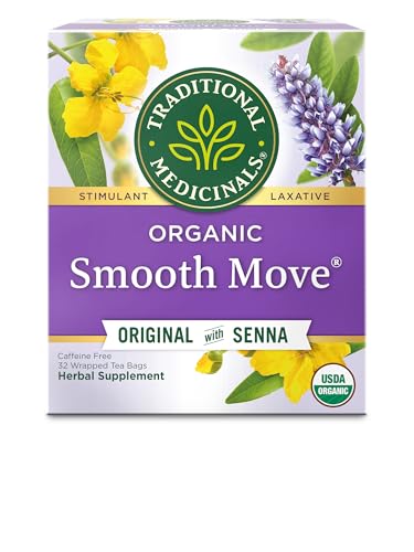 Traditional Medicinals Organic Smooth Move Herbal Tea, 32 Count