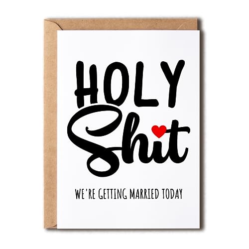 Funny Wedding Card for Husband or Wife - Sarcastic Greeting Card