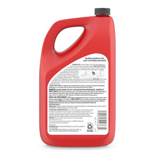 Amazon Basics Max Strength Drain Clog Remover Gel - 80 Fl Oz