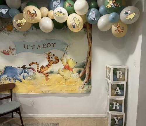 Winnie the Pooh Balloon Arch Kit - 24 PCS Baby Shower Decorations
