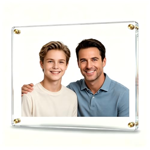 Kalami 5x7 Acrylic Wall Mount Picture Frame - Self Adhesive