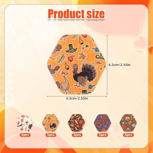 25pcs Sensor Covers for Libre 2/3, Waterproof Thanksgiving Sensor Stickers CGM Over Patches Compatible with Libre 2/3