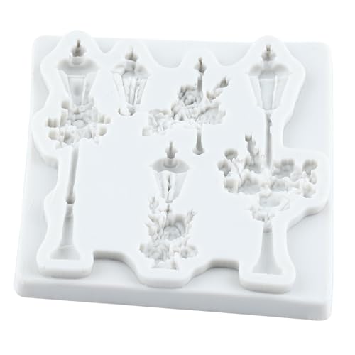 Lingzhi Street Lamp Silicone Mold for Cake Decoration
