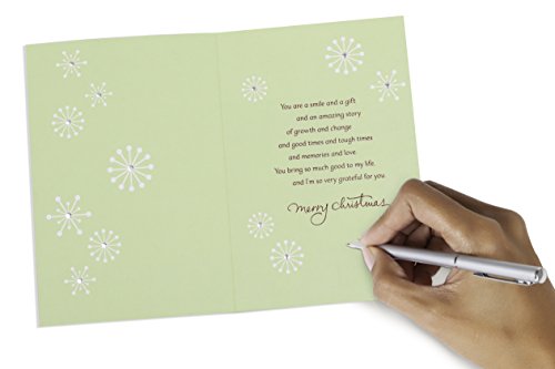 Hallmark Christmas Card for Daughter with Heart Ornament Design