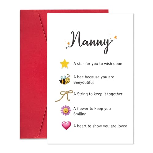 Funny Mother's Day Card for Grandma, Nanny & Granny - 8" x 5.3"